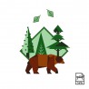Brown bear - Vector graphics Brown bear - Vector graphics
